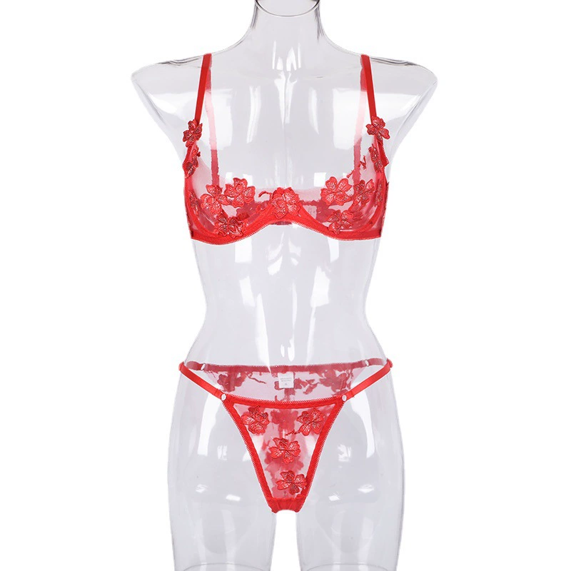 Three dimensional set handmade, European style, with embroidery