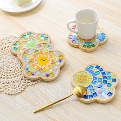 Mosaic DIY Handmade Coasters Parent-child Handicraft Material Kit Kindergarten Handicraft Children's Toys Warm-up Activity