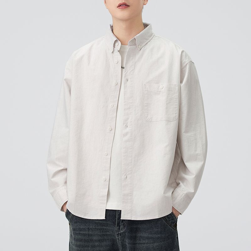 Shanggu Men's Wear Workwear Shirt Versatile Loose Casual American Style Shirt Trendy Men's Non-Iron Shirt Cross-Border Shanggu Men's Wear Workwear Shirt Versatile Loose Casual American Style Shirt Trendy Men's Non-Iron Shirt Cross-Border