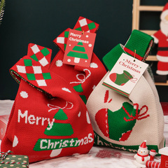 クリスマスアップルバッグアップルボックスギフトギフトバッグニットバッグ平安フルーツ包装袋クリスマスアップルギフトボックス