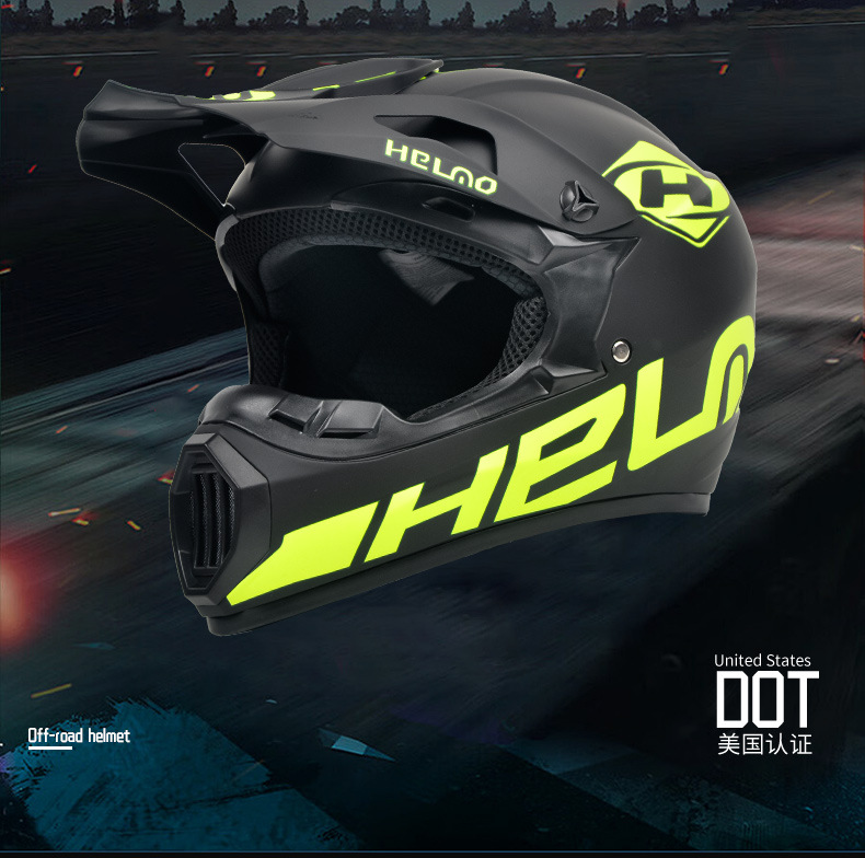 Cross-Border Supply of Dot Motorcycle Helmets, Off-Road Helmets, Mountain Bike Full-Face Helmets, Go-Kart Downhill Bicycle Helmets