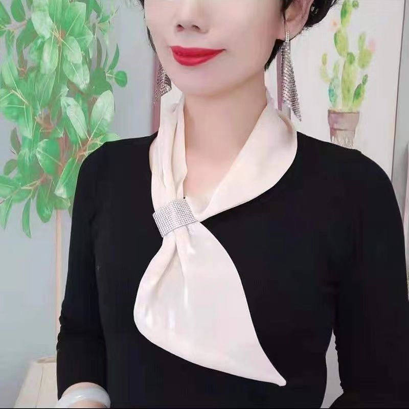 플래시 다이아몬드 스카프-살구