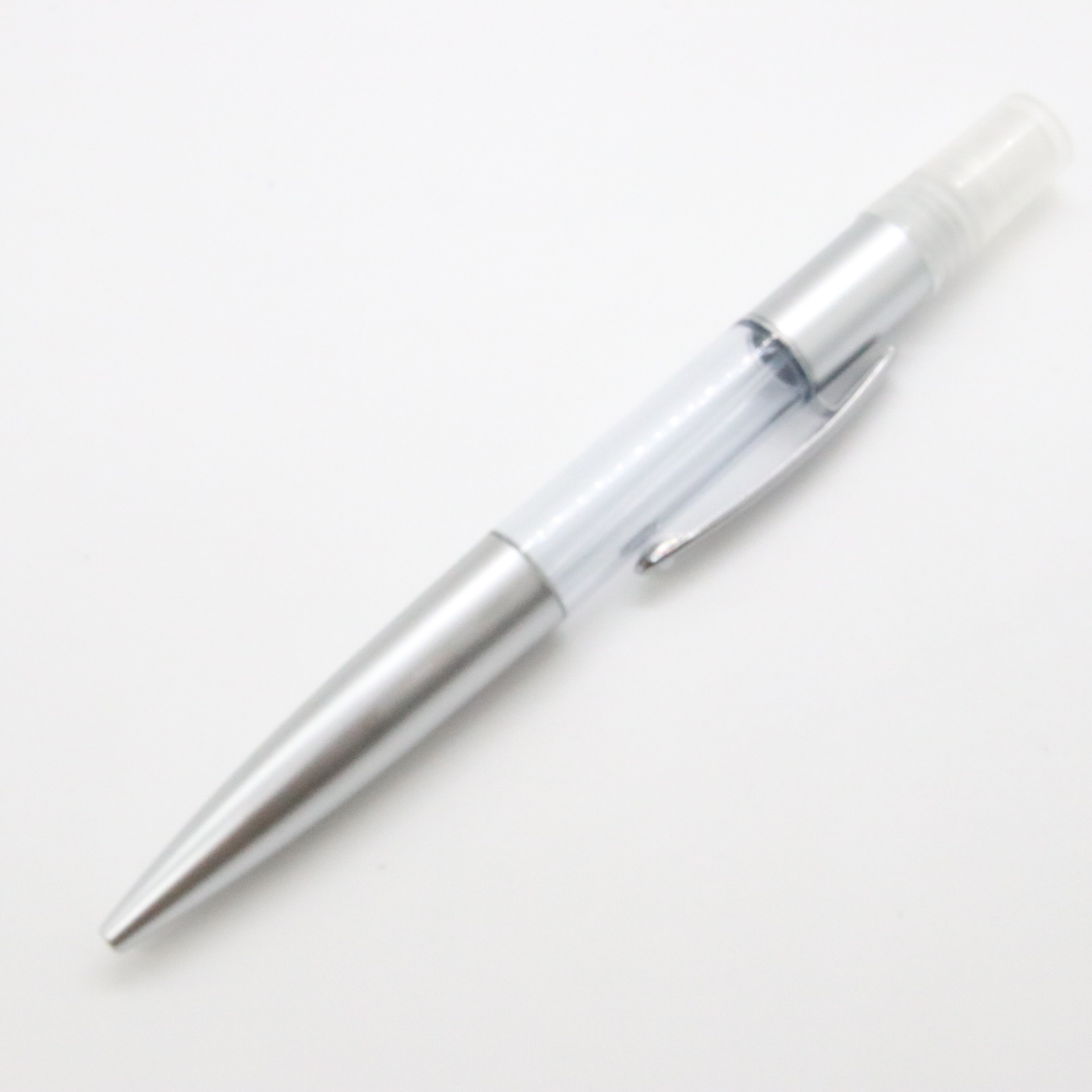 Pluma plástica del espray 3ml en la pluma media del aceite de la acción de la pluma dos-en-uno del bolígrafo pluma de la torsión