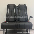 生产厂家双人客车座椅  黑色乘客座椅 售后市场座椅便宜普通款座