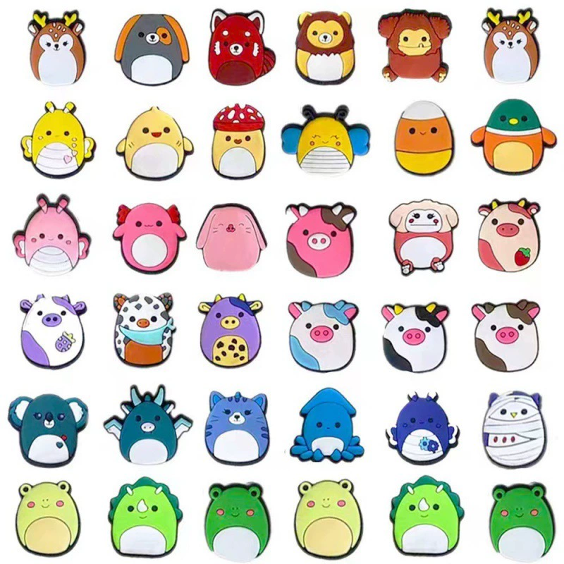 Отверстие обувь DIY Аксессуары squishmallow отверстие обувь цветок плюшевые игрушки обувь Пряжка украшения аксессуары оптом