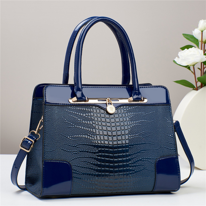 Cocodrilo estampado bolsos casuales bolsos de moda para madres bolsos de hombro bolsos de mujer atmósfera de comercio exterior bolsos transfronterizos