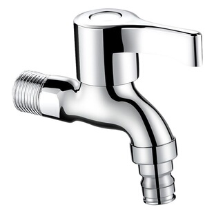Copper washing machine faucet single cold Universal 4 points faucet quick Open Wall pool net pointed faucet