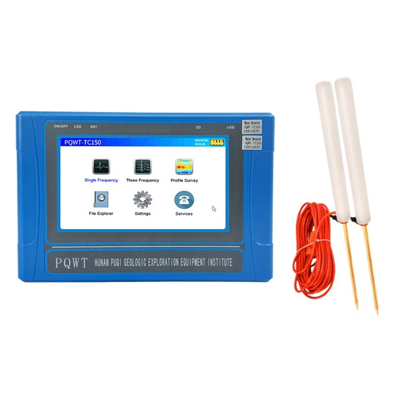 Счетчик воды для бурения скважин Puqi PQWT-TC детектор подземных вод счетчик воды для бурения скважин трансграничный экспорт английская версия