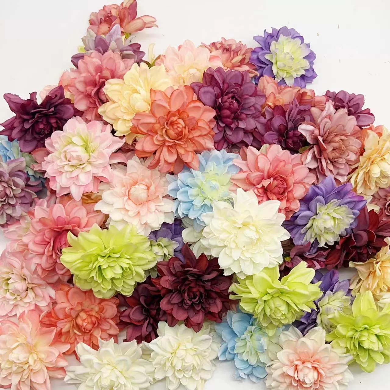 Моделирование маленького хризантемы пион украшение стола для гостиной поддельные цветы DIY ручной работы венок украшения стен материалы свадьба