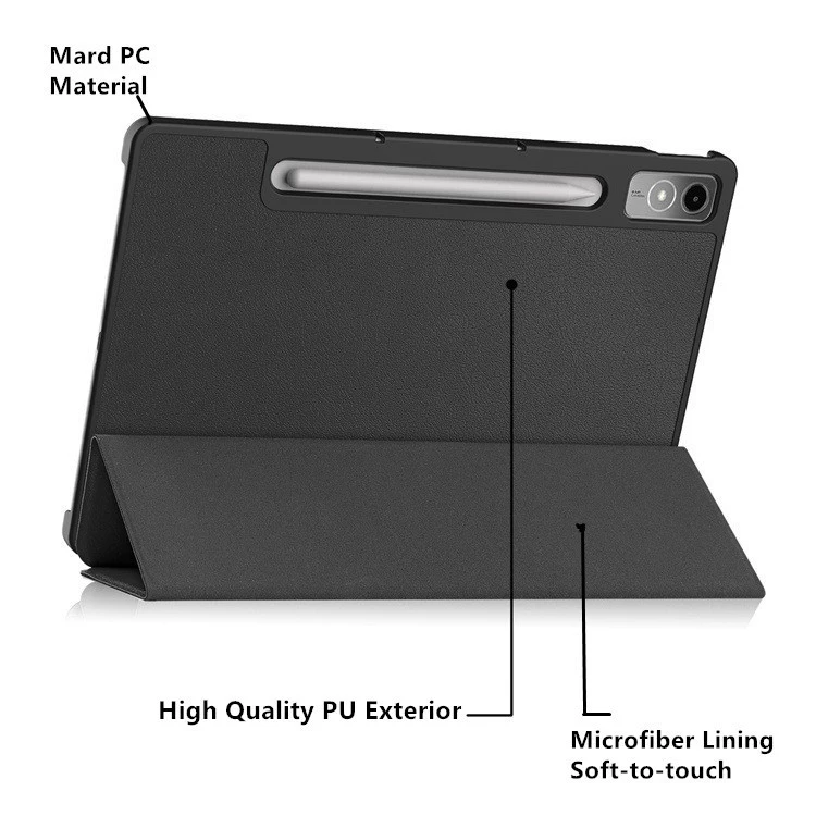 Чехол-обложка для Lenovo Xiaoxin pad12.7, защитный чехол Lenovo xiaoxin P11, трёхключевой планшет, кожаный чехол