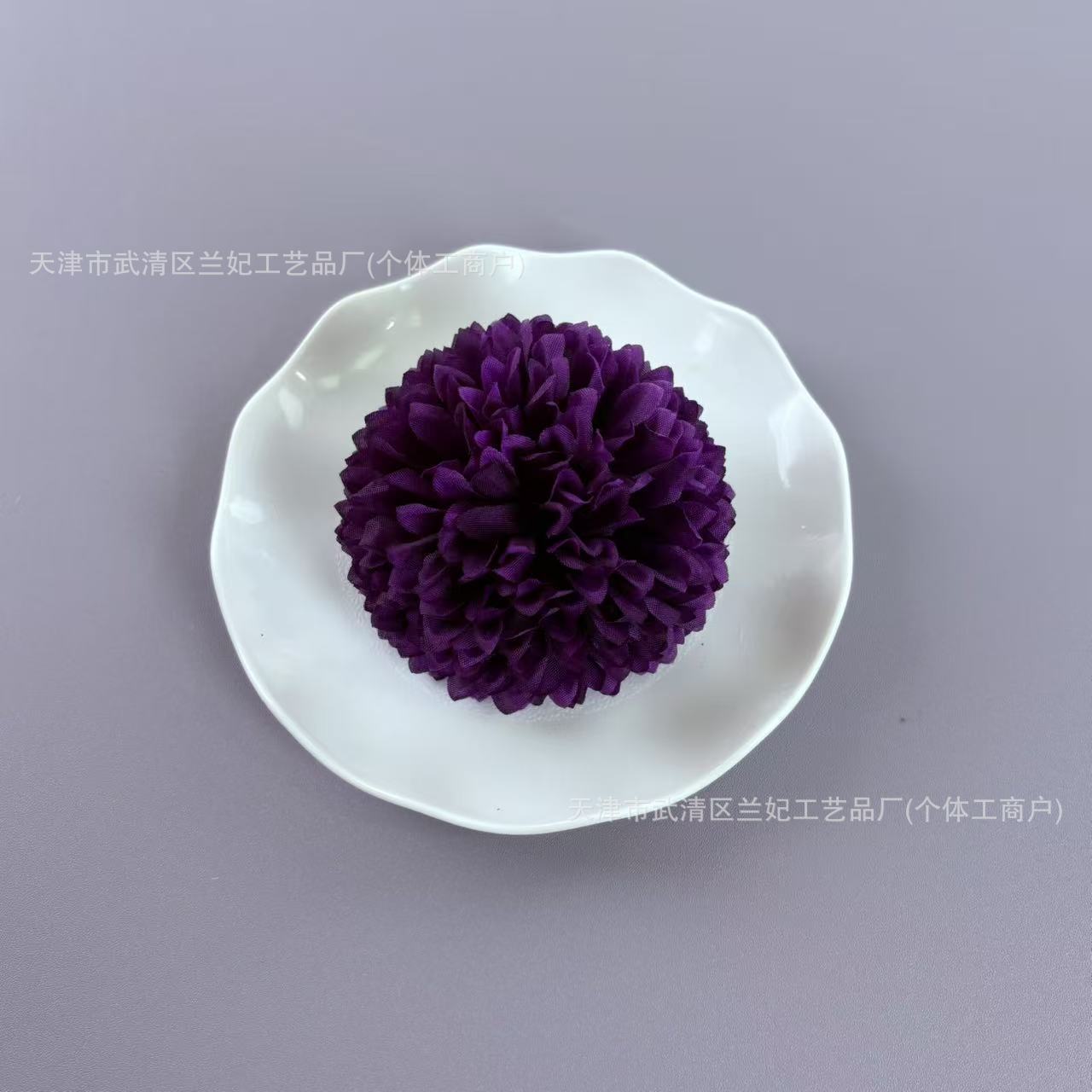 Simulación bola grande cabeza de crisantemo diámetro 10cm ping pong cabeza de crisantemo ramillete de bricolaje tocado baile muñeca flor horquilla