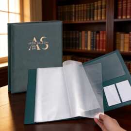 a4收纳册定制公司企业宣传活动纪念周年庆豪华版一宫格大号相册