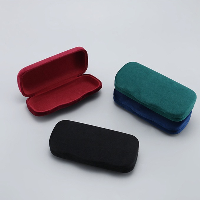 Velvet Metal Glasses Box Compression-resistant Portable Sunglasses Box Sunglasses Box Myopia Glasses Box Iron Box