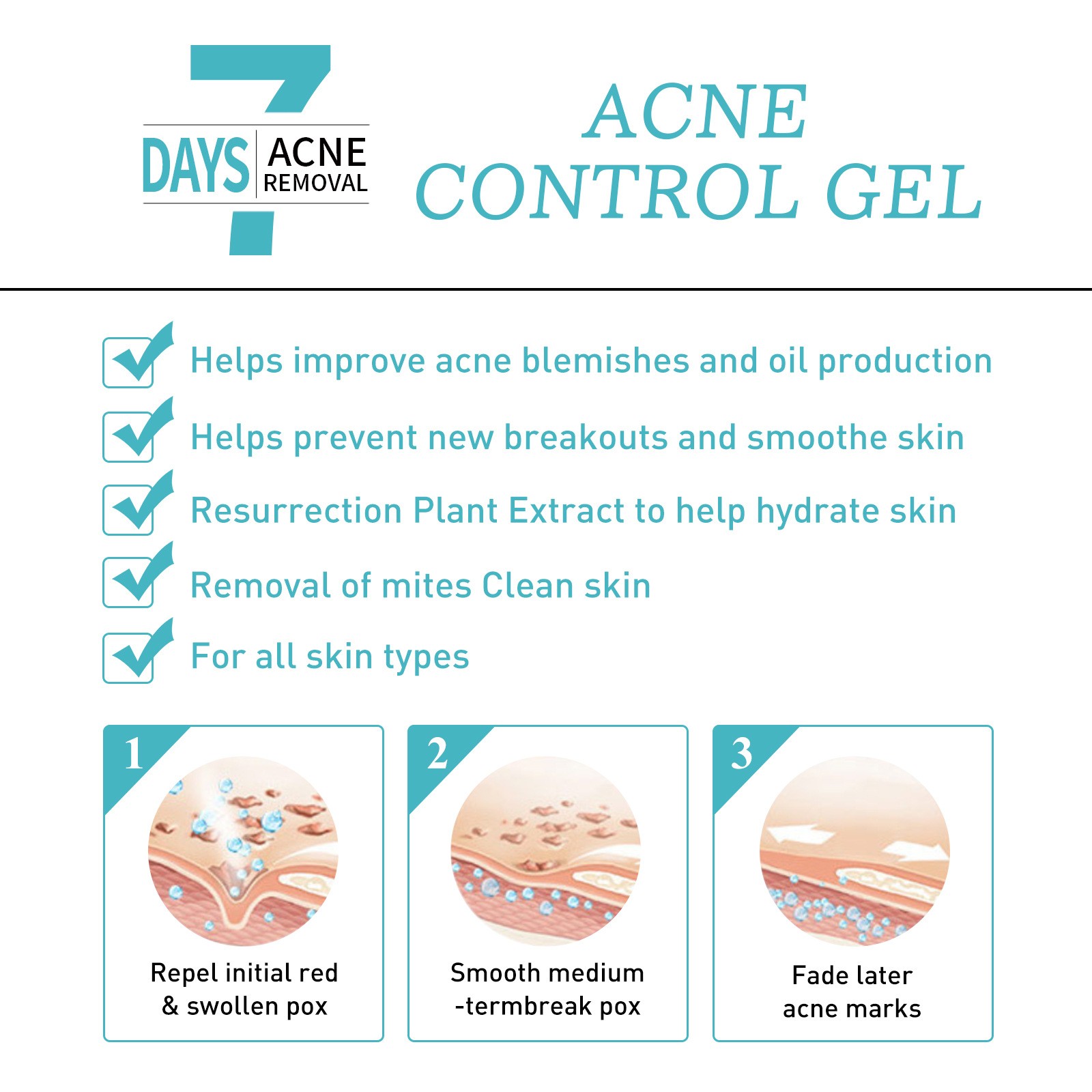 Il gel riparatore Jayusing schiarisce i segni, le macchie dell'acne, ripara, idrata e illumina la pelle_voghion.com