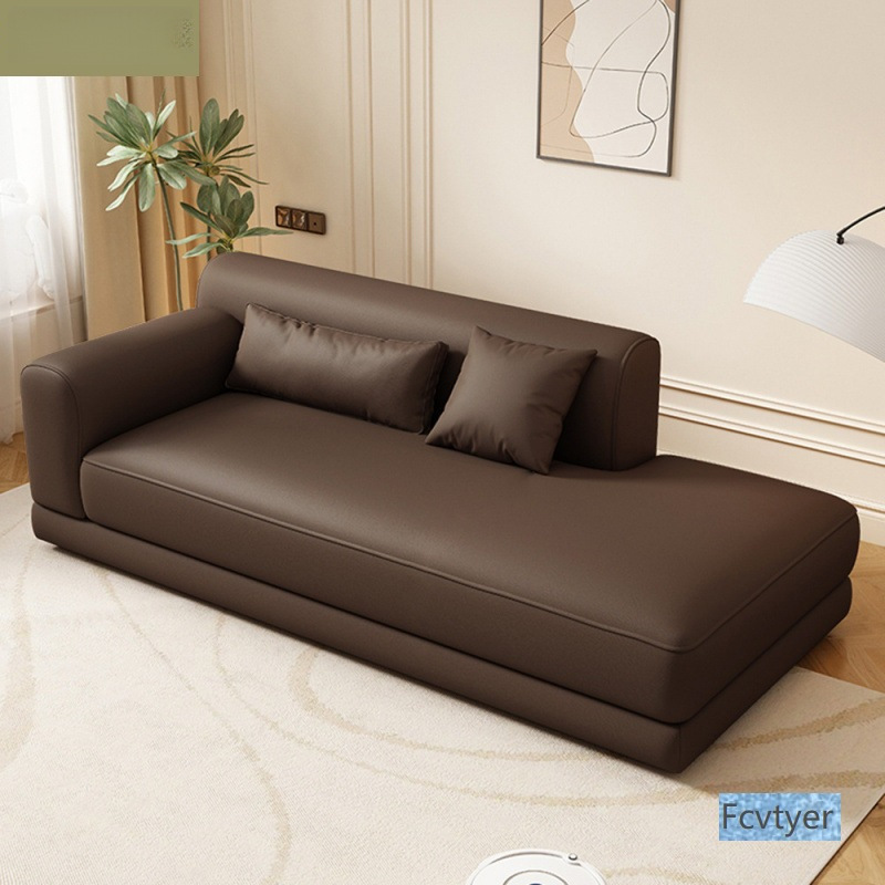 锴引网红卧室现代简约懒人沙发美人塌太妃贵妃椅皮艺椅阳台轻奢酒