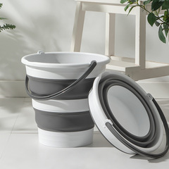 摺疊水桶戶外釣魚桶車載旅行洗車桶大小號家用便攜式加厚塑料手提