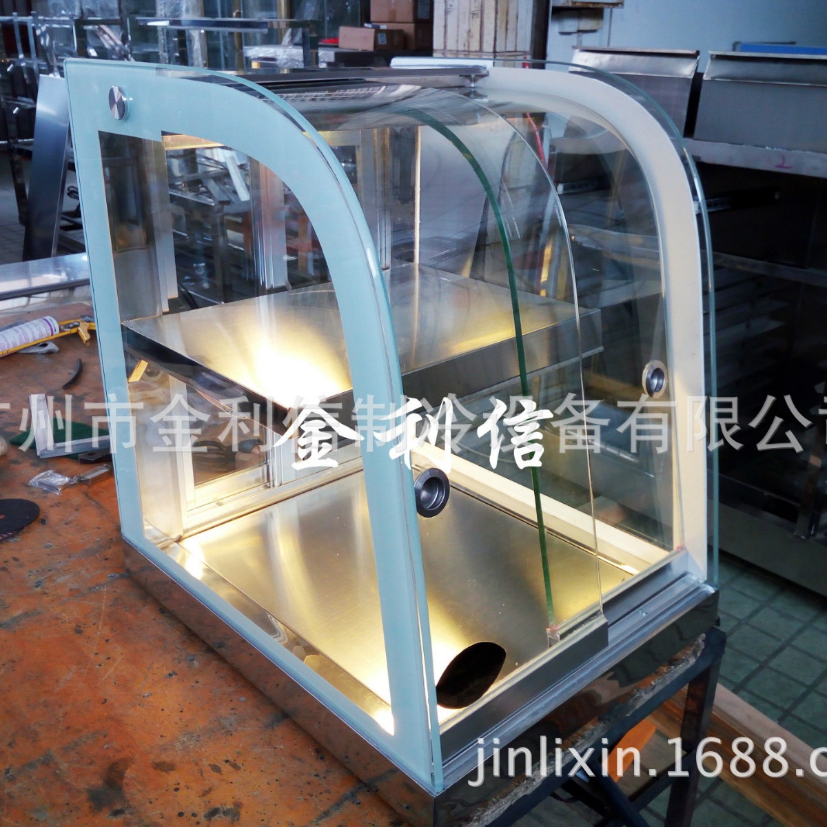 金利信牌前后移门保温柜蛋挞披萨电热保温箱老婆饼.面包热酥柜