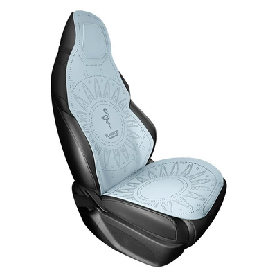 Co 08EMP Suede Seat Cushion: Universal seat cover - sky-blue-single-seat-with-backrest-square-cushion-please-note-the-vehicle-model-when-placing-an-order