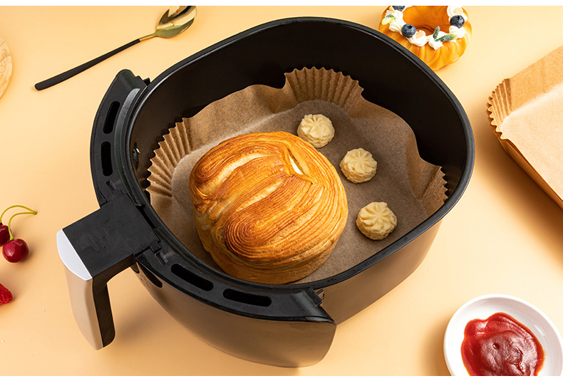 空气炸锅专用方形纸盘_10