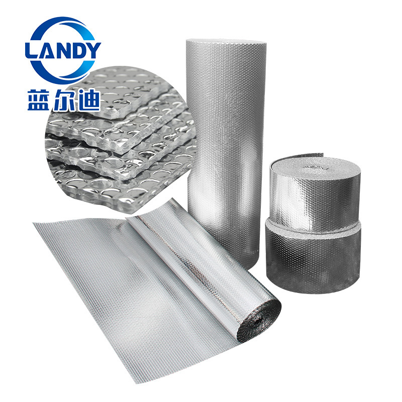 厂房仓库复铝膜 屋顶纯铝气泡隔热材料 轻钢结构防晒防水建筑膜