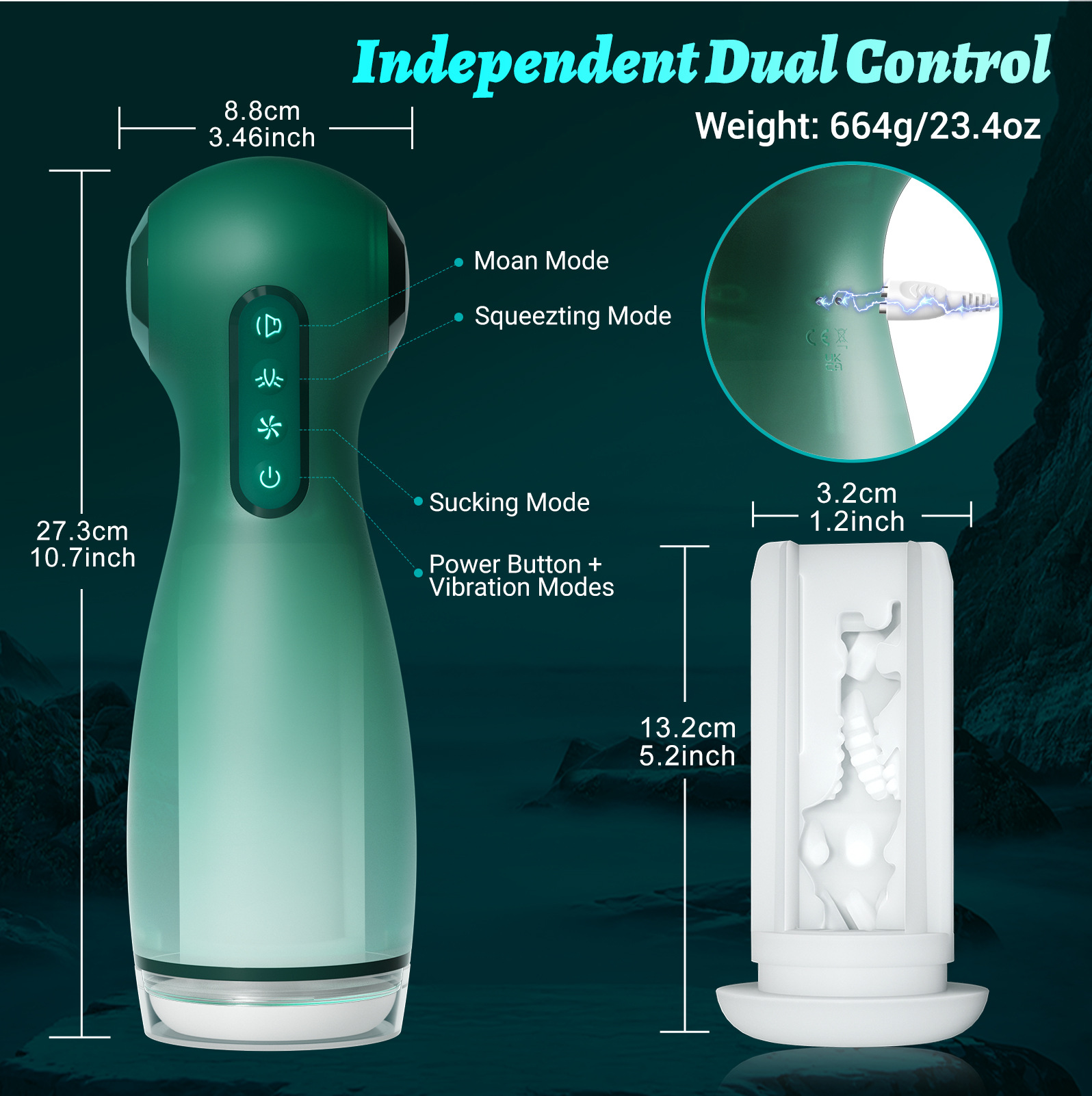 Male Masturbator With Vibration And App Control Airplane Cup_voghion.com