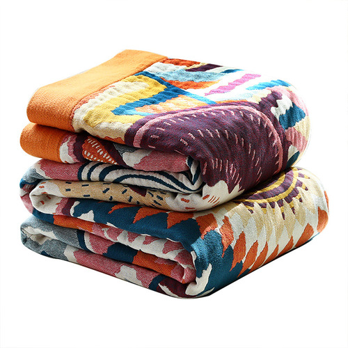 Simple gauze cotton towel quilt double quilt modern summer cool quilt thin summer air conditioning nap blanket drop shipping