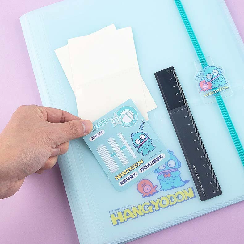 Гуанбо канцелярские товары Подлинная Sanrio Kuromi Клоунская Рыба Hanton Информация книга A4 Учебный тестовый лист данные хранения