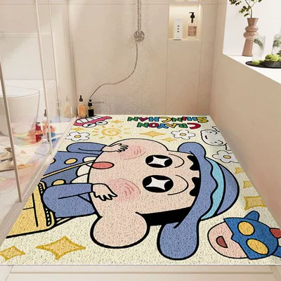 Avtomobil döşəmə paspasları — Mat, Silk Loop Foot Mat, Stain-Resistant - postman-xiaoxin-4060cm-bathroom-wire-circle