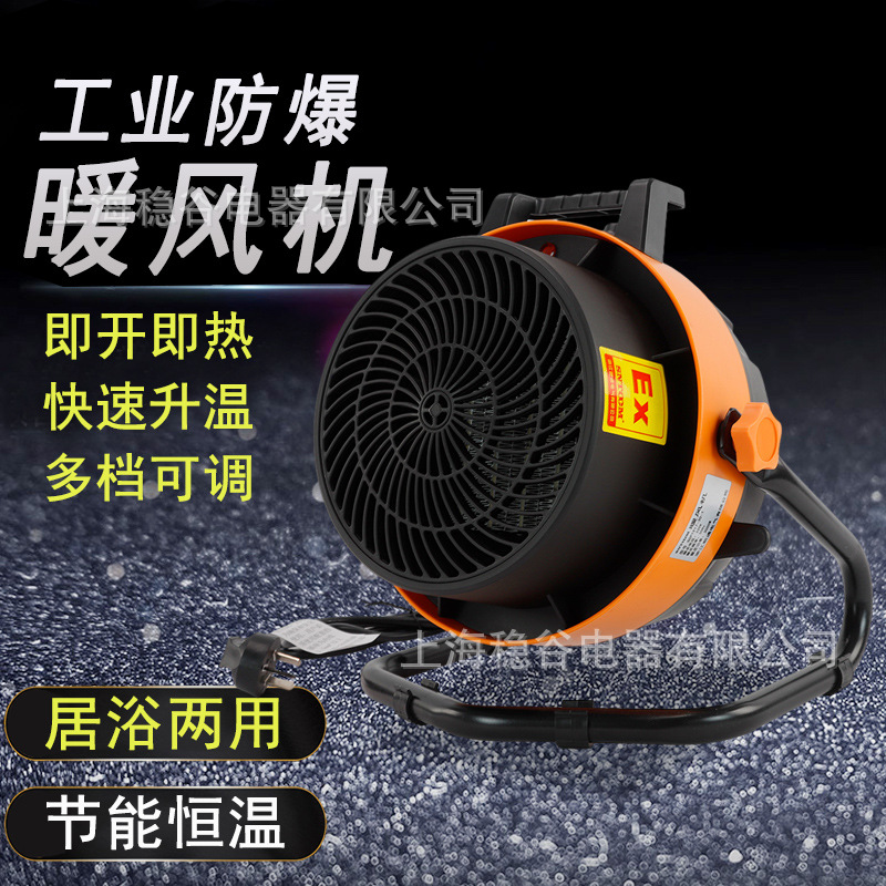 源头厂家BGP工业防爆暖风机居浴两用大功率取暖器工商业取暖系统