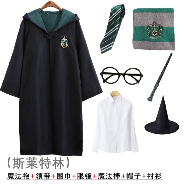 Magic tie, scarf, glasses, magic wand, shirt, hat