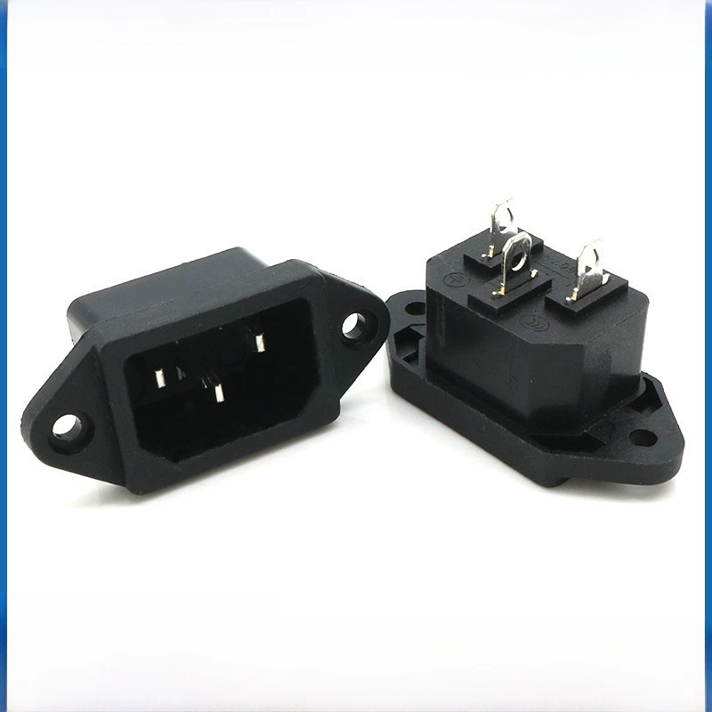 AC-04 Pin-out socket plum socket with screw hole AC power socket rice cooker type sockets AC04