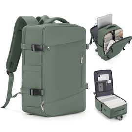 亚马逊跨境双肩包干湿分离多功能电脑包出差旅游双肩包扩容行李包
