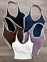 G 88735 Color Blocking Yoga Vest ײɫ�٤���� �羳ŷ��