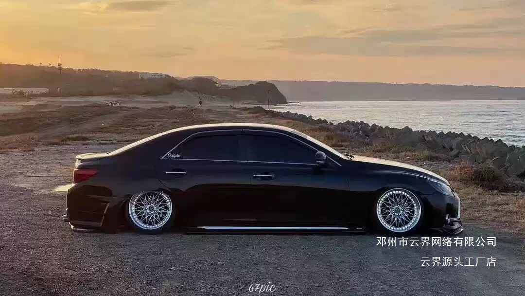 Cloud Realm 18/19/ 20inch Suitable for Dual-Spinning Super Large Polished Edge Car Modification Wheels, Pneumatic Low-Profile Design