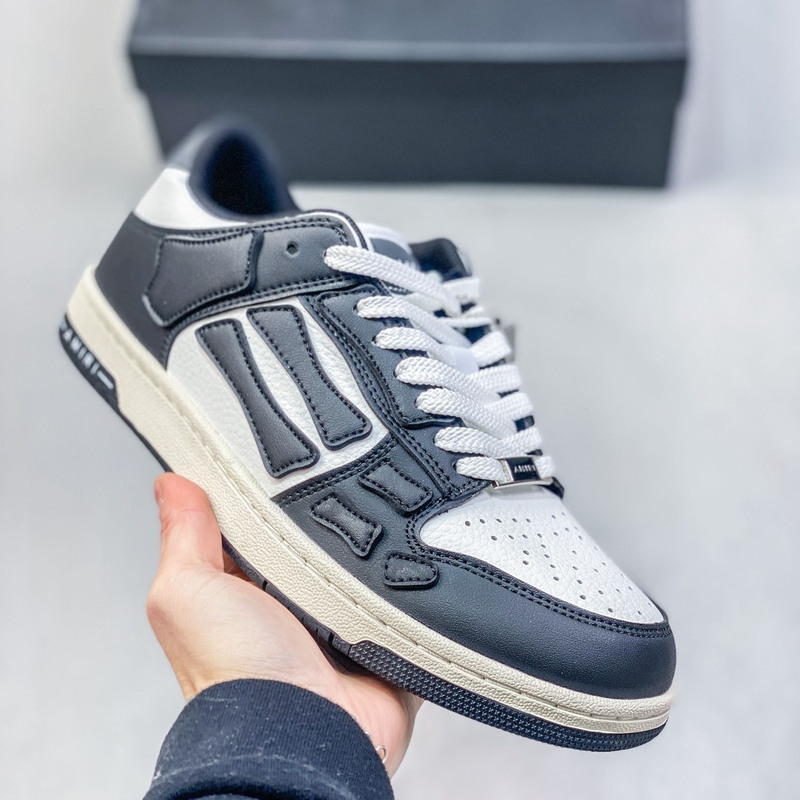 Pure Original Amiri Bone Shoes, Accessible Luxury Niche Sneakers, Thick-Soled Skateboard Shoes, Men's and Women's Sports Shoes, Orgasmic Shoes Pure Original Amiri Bone Shoes, Accessible Luxury Niche Sneakers, Thick-Soled Skateboard Shoes, Men's and Women's Sports Shoes, Orgasmic Shoes