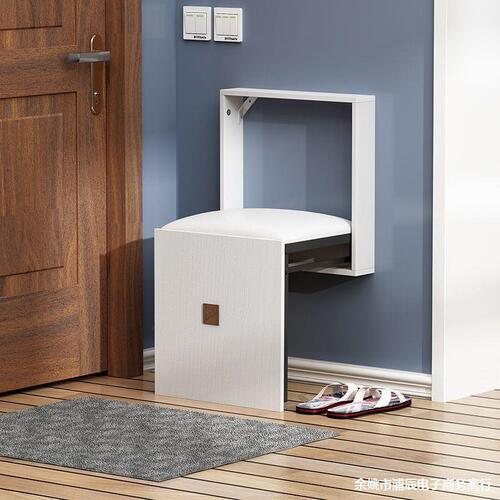 G3YN Folding Shoe Changing Bench Foldable Shoe Changing Bench Home Wall Mounted Chair Doorway Chair Wall Mounted Footstool Small Shoe Changing 
