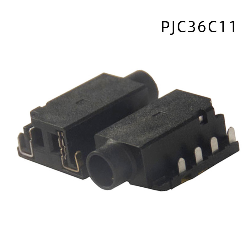 Manufacturer supplies laptop headphone socket 3.5 audio four-level sinking plate laptop audio socket 5