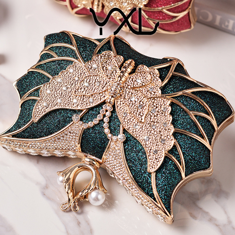 Bolsas de cena de lujo de moda borracha hueca bolsas de fiesta de mariposa bolsas de boda bolsas de mano bolsas de moda europeas y americanas fabricantes de bolsas de mujer