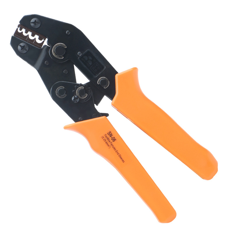 Huasheng 7,5 pulgadas serie SN presión fría terminal desnudo alicates cableado eléctrico OT/UT/SC terminal C45 insertar