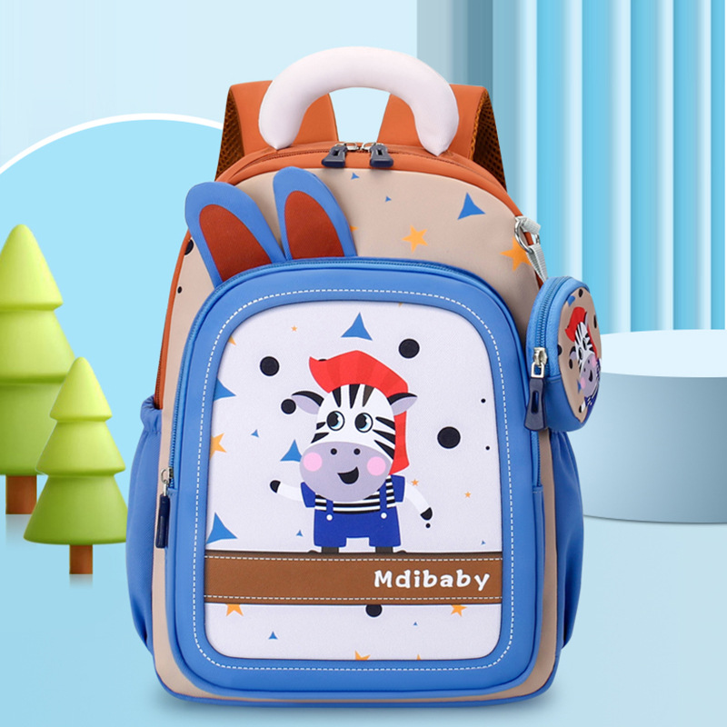 2026 nueva mochila infantil caricatura encantadora impresión de aire extranjero mochila de niños y niñas jardín de infantes mochila de bebé