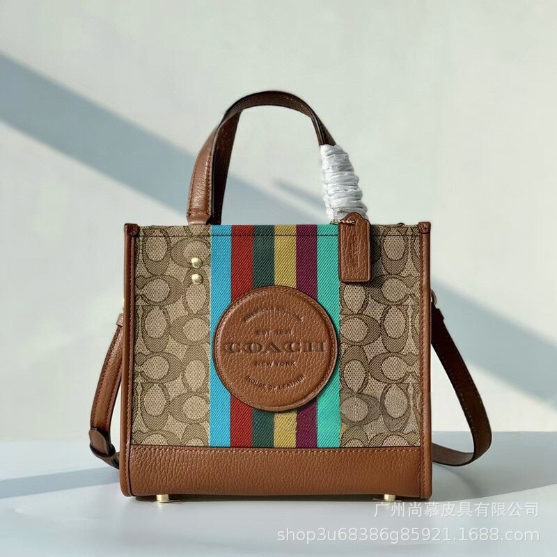 Coach Outlet's New Dempsey Shopping Bag with Vintage Print, Tote Bag, Handbag, Crossbody Bag Coach Outlet's New Dempsey Shopping Bag with Vintage Print, Tote Bag, Handbag, Crossbody Bag
