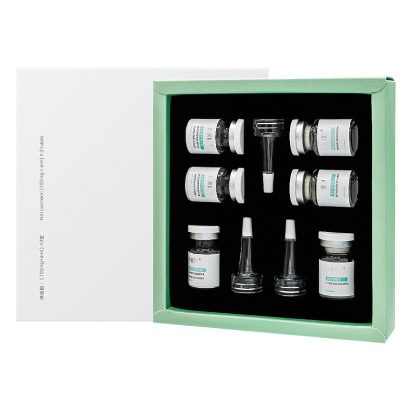 Oligopeptide Freeze-Dried Powder Hydrating and Moisturizing Acne Marks and Pits Skin Care Freeze-Dried Powder Oligopeptide Stabilizing Freeze-Dried Powder Kit Wholesale