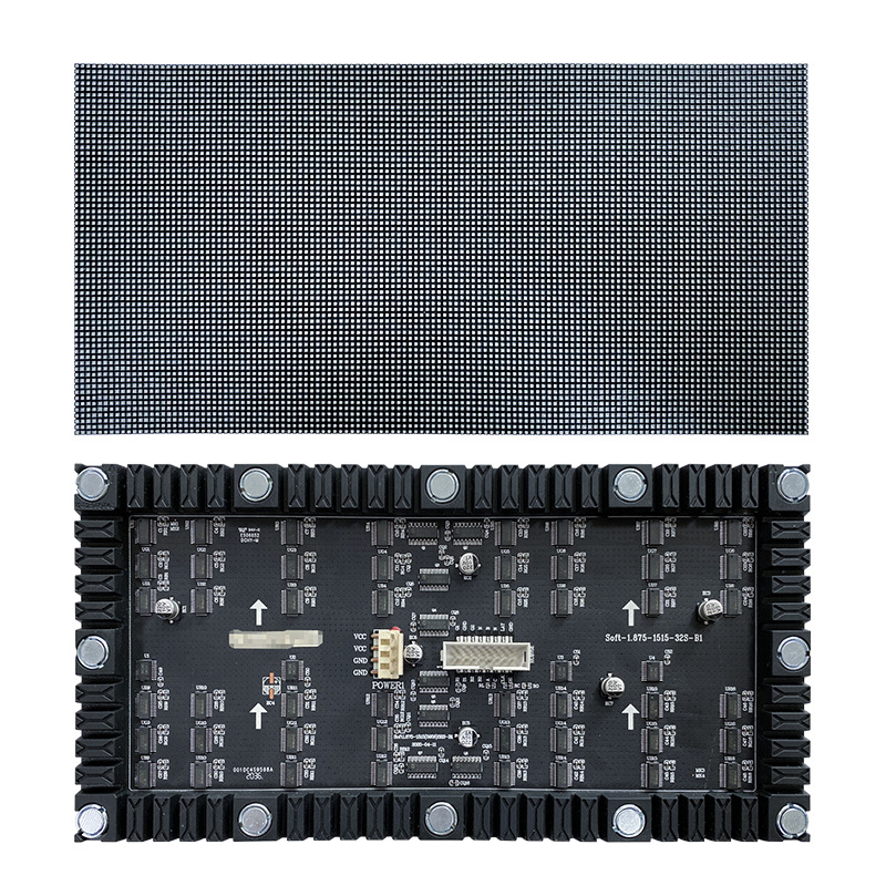 Pantalla cilíndrica flexible especial-formada módulo suave interior suave llevada del módulo P1.875 de la pantalla flexible de la exhibición LED