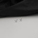 S925 silver needle stud earrings men's design sense four-corner star star personality earrings simple High sense couple ear bone nails fashion