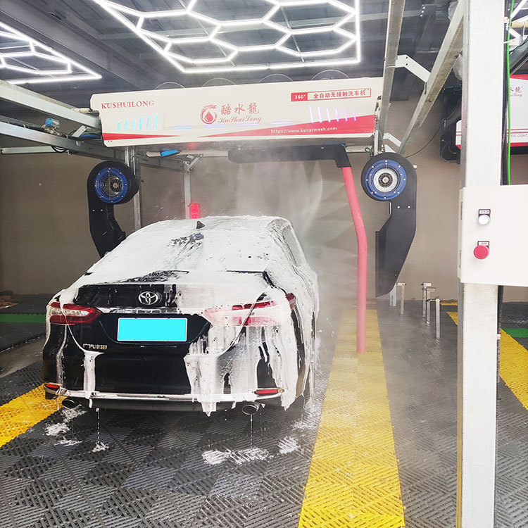 Customized commercial high-pressure car wash machine, contactless cleaning machine for car wash shops, with scan code payment, 360 car wash machine