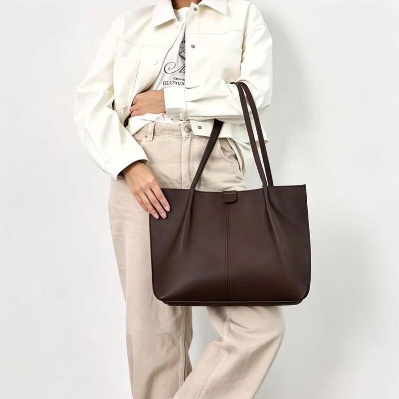 Vintage High-End Large-Capacity Underarm Bag for Women 2026 New Simple Tote Bag Versatile Single-Shoulder Commuting Bag Vintage High-End Large-Capacity Underarm Bag for Women 2026 New Simple Tote Bag Versatile Single-Shoulder Commuting Bag