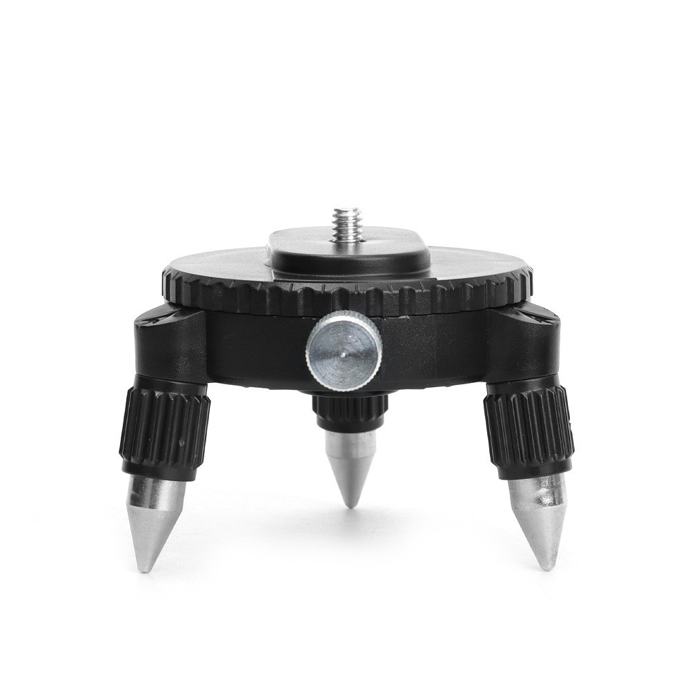 跨境贴墙贴地仪底座 水平仪8线12线360度可旋转微调金属塑料底座