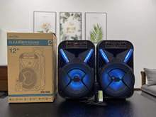 GTS-1542蓝牙音箱KTS新款12寸拉杆箱户外广场舞音箱K歌彩灯舞台