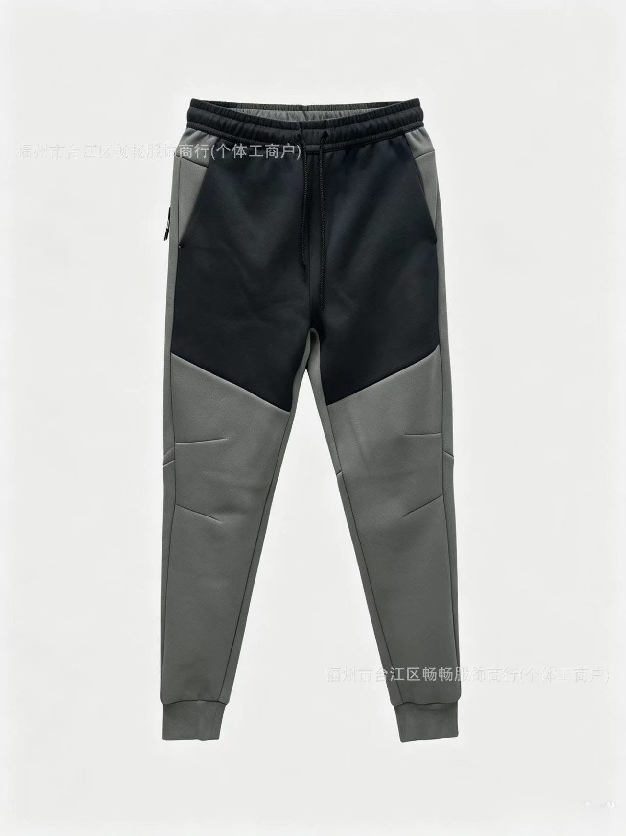 Pants. fog gray and charcoal black / S