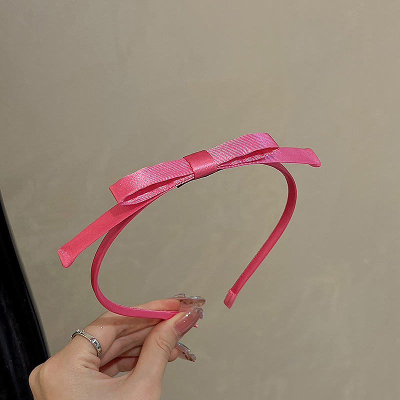 Women's Simple Style Bow Knot Cloth Hair Band display picture 8